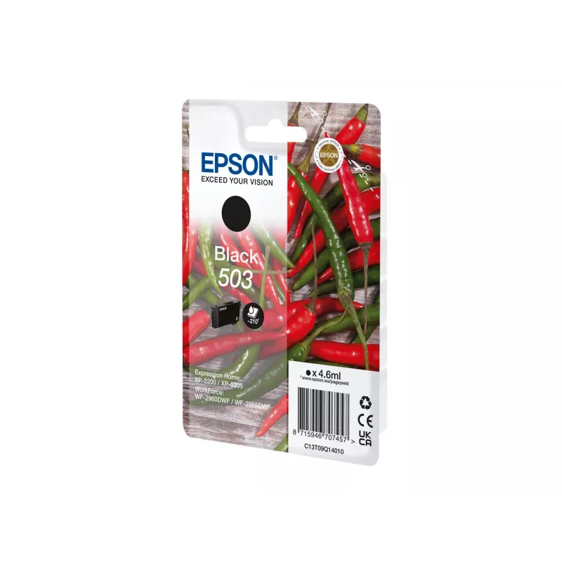 Epson 503 originali juoda kasetė 1 vnt. Standartinė išeiga