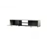TV spintelė Cama Meble SOHO 180x43x37 cm kashmyro viršus, juodas rėmas
