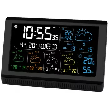 Belaidė garsiakalbė MANTA MTO200B Windy Black – „Bluetooth“ ir „Wi‑Fi“ belaidis garsas, balso asistento palaikymas