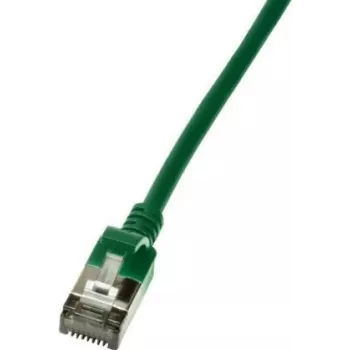 LogiLink Slim U/FTP tinklo kabelis 5 m Cat6a U/FTP (STP) žalias (CQ9065S)