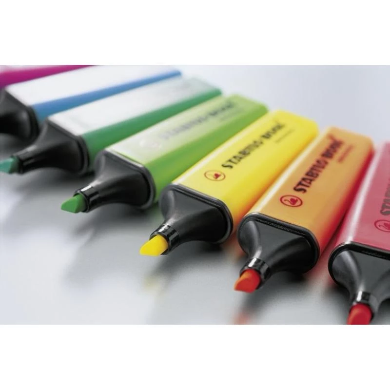 Marker STABILO BOSS Original 10 vnt. Žalia 70/33 Stabilo