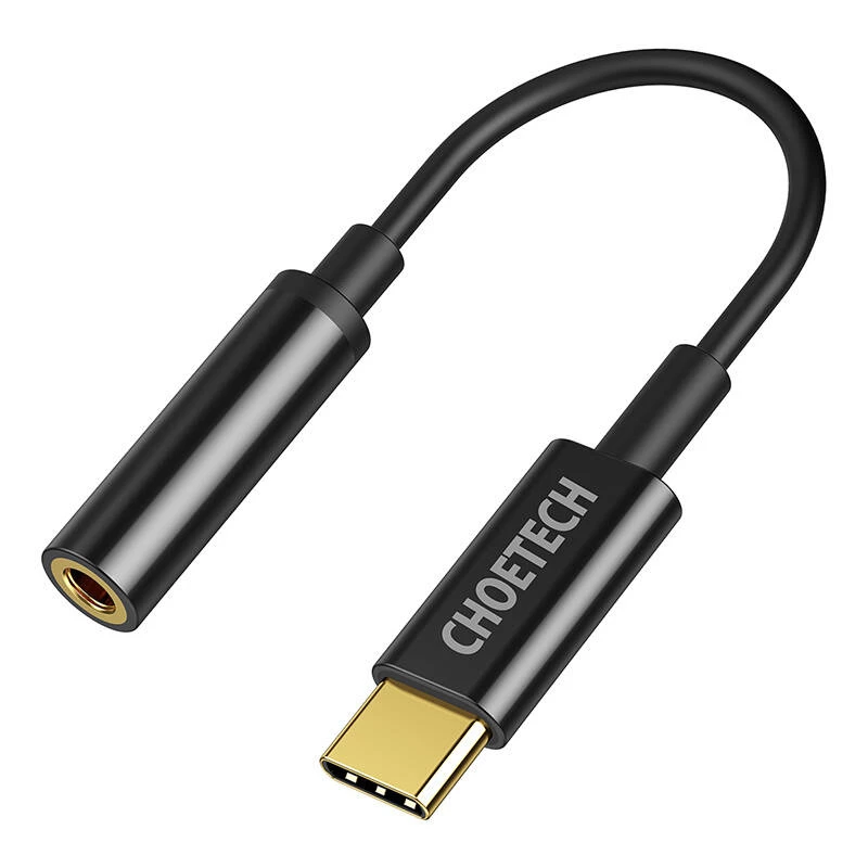 Garso adapteris CHOETECH USB Type-C (vyriškas) į 3,5 mm AUX (moteriškas) modelis AUX003