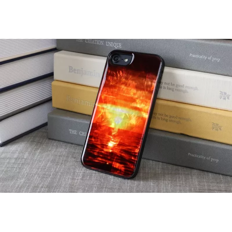 Apsauginis dėklas iKins Apple iPhone 8 / 7 — Sunset Black