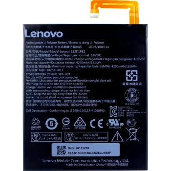 Įkraunama nešiojamojo kompiuterio baterija Lenovo L13D1P32 4290mAh