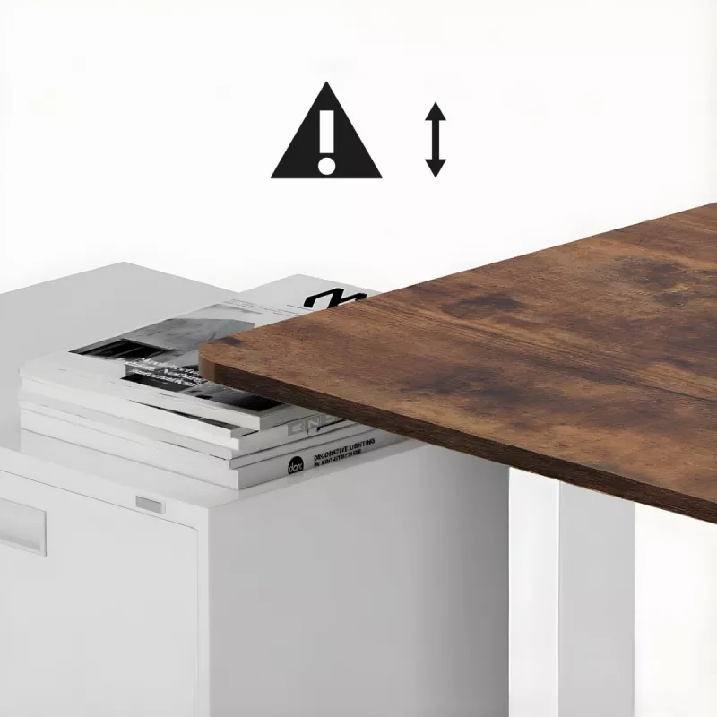 Reguliuojamo aukščio elektrinis stalas ergo office ER-400 W — maksimalus aukštis 1160 mm, maksimali apkrova 80 kg