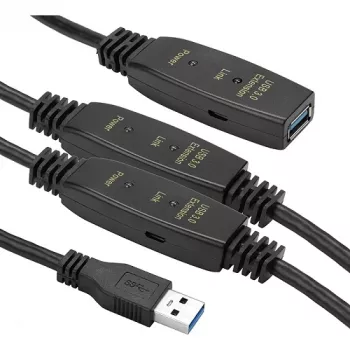 Aktyvus USB 3.0 ilginimo kabelis AF – AM, 20 m