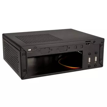 Mini-STX korpusas Akasa Cypher ST V2 Black, 2,5 colio diskams