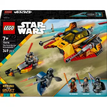 LEGO Star Wars Flame Speeder 75414 sniego transporto priemonės rinkinys – 349 dalių, 3 minifigūrėlės, nuo 7 metų