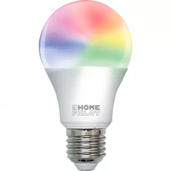HomePilot addZ LED lempa E27 – balta + spalvota