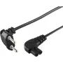 Maitinimo laidas ShiverPeaks 09-06001 — kampinis Euro kištukas į IEC 60320 C7, 1,5 m