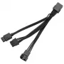 Kabelio skirstytuvas ventiliatorių PWM ir D-RGB signalams, EK-Loop OmniLink 10 cm
