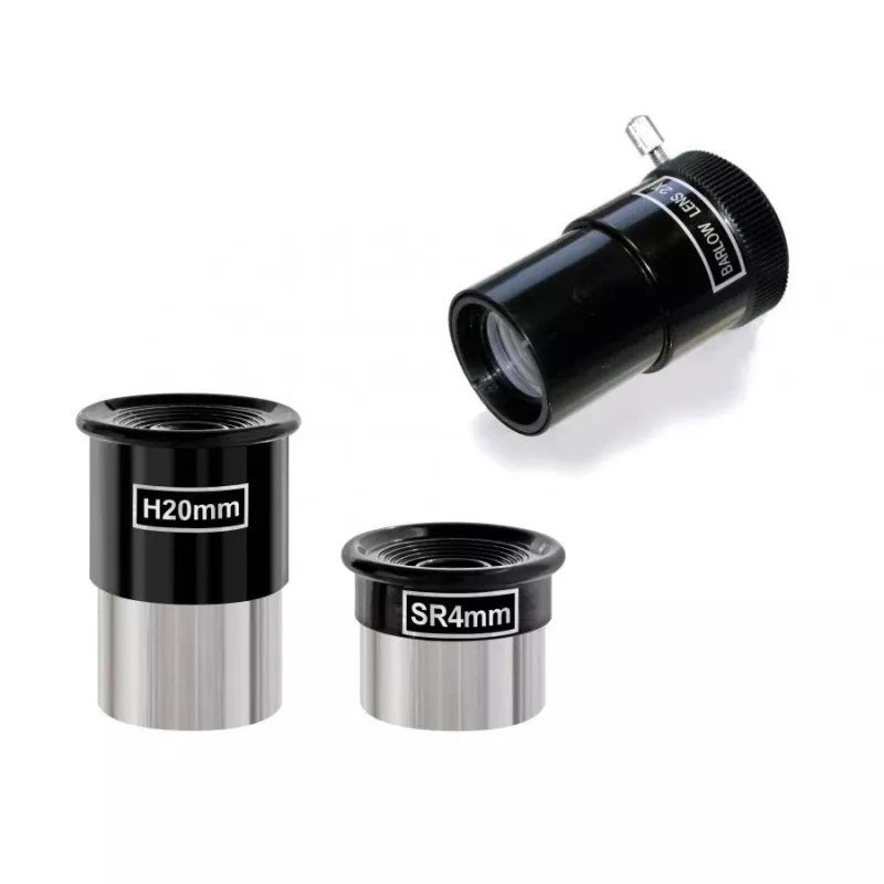 Reflektorius Bresser Optics Solarix 18x juodas sidabrinis