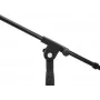 Mikrofono stovas Omnitronic MS-2A su strėle, juodas