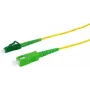 Logilink Professional - Šviesolaidinis šuoliukas - SC/APC vienmodis (M) į LC/APC vienmodis (M) - 0,5 m - 2 mm - vienmodis - 9/125 mikrometrai - G.657.A2/OS2 - be halogenų - geltona