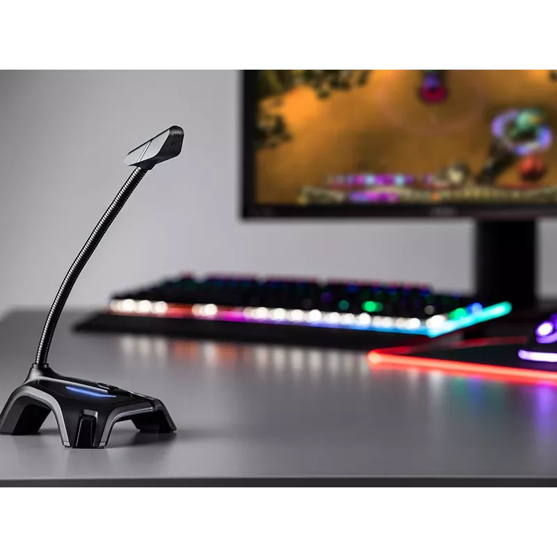 Stalinis kondensatorinis mikrofonas Tracer TRAMIC46620 USB