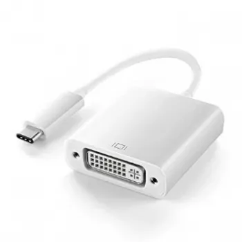 USB-C į DVI adapteris extra digital DV00DV4063 su 15 cm kabeliu, vaizdo išvestis USB-C įrenginiams