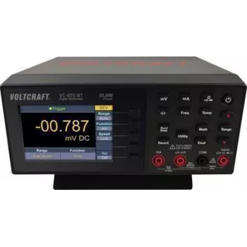 VOLTCRAFT VC-655 BT stalinis multimetras skaitmeninis CAT I 1000 V, CAT II 600 V Ekranas (skaitmenys): 55000 (VC-11785300)