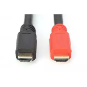 Digitus HDMI High Speed ryšio kabelis su Ethernet ir signalo stiprintuvu