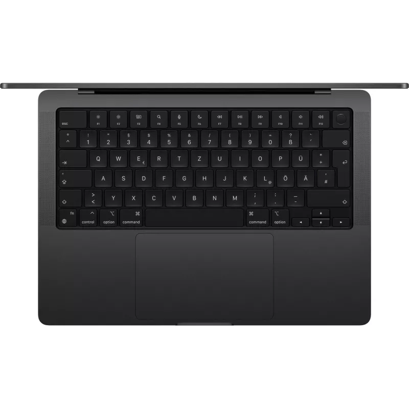 MacBook Pro 14 M4 Max, Space Black, M4 Max (14-CPU/32-GPU), 36 GB, 1 TB, Vokiška klaviatūra, 96 W USB-C maitinimo adapteris, MX2K3D/A