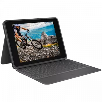 Logitech Rugged Folio Graphite 920-00931 – tvirtas dėklas su klaviatūra iPad