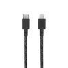USB-C į Lightning laidas Native Union Night Cable 3 m — juoda/pilka
