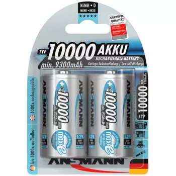 Ansmann 10000 mAh Mono D HR20 įkraunama NiMH baterija