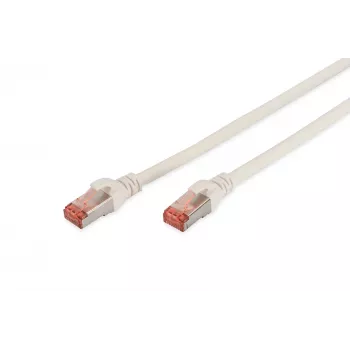DIGITUS Professional Patch-Cable – RJ-45 (M) į RJ-45 (M) – 10,0 m – SFTP – CAT 6 – IEEE 802.3 – Halogen-Free, Moulded, Snagless – balta (DK-1644-100/WH)