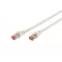 DIGITUS Professional Patch-Cable – RJ-45 (M) į RJ-45 (M) – 10,0 m – SFTP – CAT 6 – IEEE 802.3 – Halogen-Free, Moulded, Snagless – balta (DK-1644-100/WH)