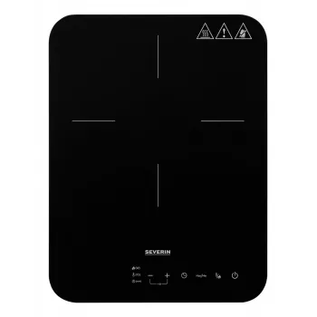 Indukcinė kaitlentė SEVERIN KP 1032, 1 zona, liečiamasis valdymas, 220 mm Ø, 2000 W, stiklo viršus, stalviršinė