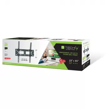 Techly ICA-PLB 131M sieninis laikiklis televizoriui, pasukamas, 23-55 col., juodas