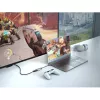 HYPER HD-H8K USB Type-C į HDMI adapteris, 8K 60Hz, nerūdijantis plienas