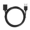 Prailginimo laidas USB AM-AF 1,8 m juodas
