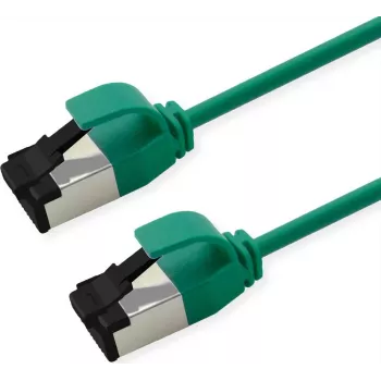 ROLINE S/FTP Patch Cable Cat.8.1, Slim, PoE, Žalias, 3m (21.15.3433)