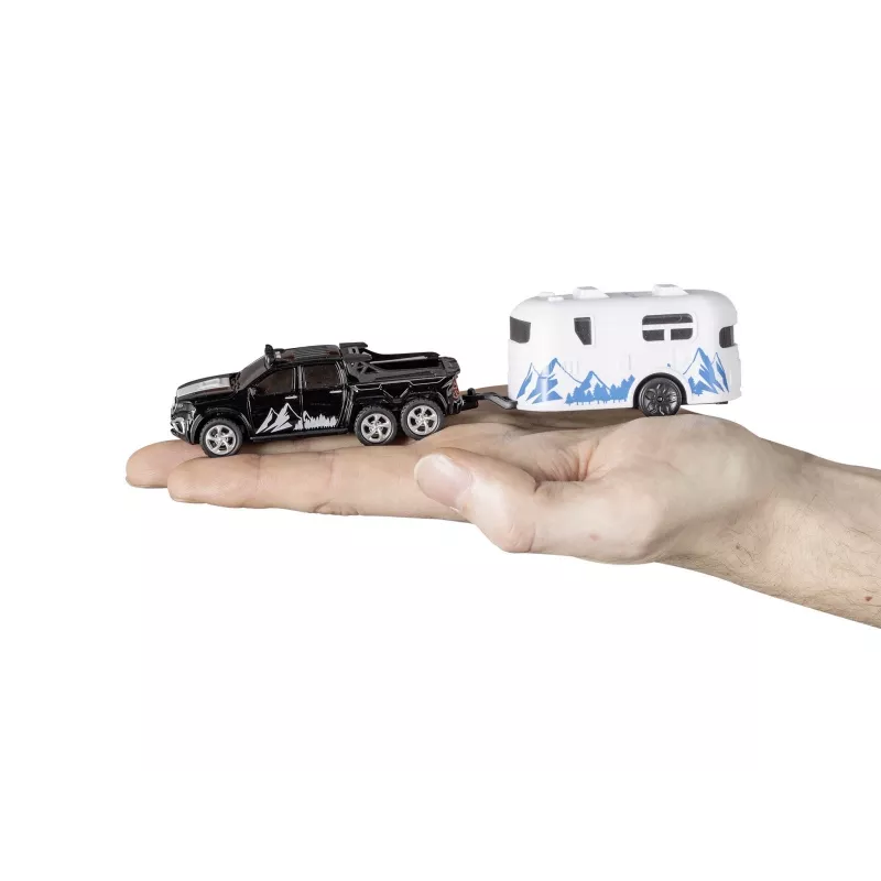 RC automobilis su kemperiu REVELL 23566 – mini nuotoliniu valdymu varomas modelis, maitinamas baterijomis, žaislinė transporto priemonė