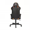 GEMBIRD GC-SCORPION-04X žaidimų kėdė juoda-oranžinė, ergonomiškas dizainas, reguliuojamas aukštis, aukšta atlošo dalis