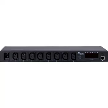 Inter-Tech SW-0816 maitinimo skirstytuvas (PDU) 8 AC lizdai Juodas