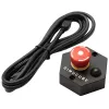 Simucube Premium Torque off mygtukas, juodas/raudonas, 120×120×70 mm