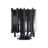 Oro aušintuvas CPU Noctua NH-U9S chromax.black — 92 mm ventiliatorius, 5 šilumos vamzdelių, 12 V, SSO guolis, LGA 2066 suderinamas