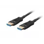 Lanberg CA-HDMI-30FB-1000-BK HDMI 2.1 aktyvus optinis kabelis 100 m juodas