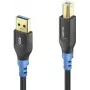 USB kabelis PureLink FI-U200-003 USB 2.0 0,3 m USB A USB B juoda mėlyna