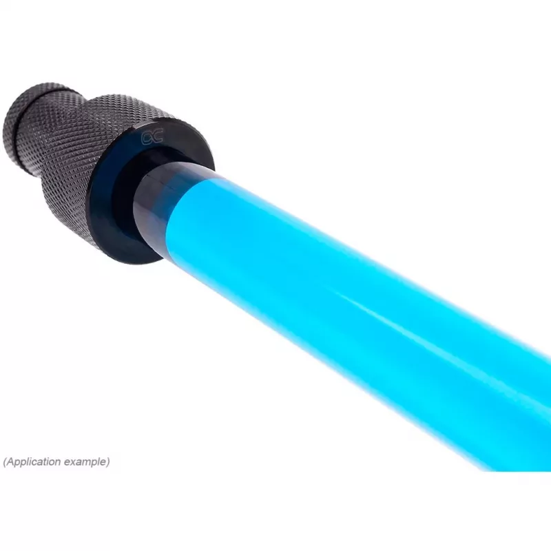 Alphacool HardTube 16/11 mm 0,4 m permatomas borosilikatinis stiklas