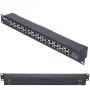 Extralink Gigabit PoE injektorius 12 prievadų 12x 1000Mb/s RJ45, montuojamas į stelažą