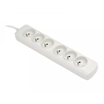 Ilgintuvas ActiveJet 6GNU - 3M - S, 6 lizdų, 3 m laidas, 230 V/50 Hz, 10 A, E tipo kištukas