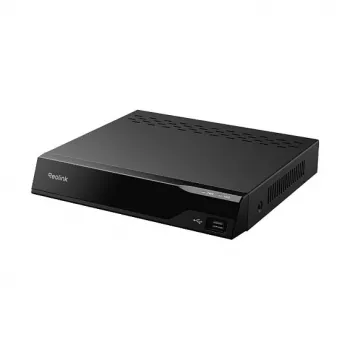 Tinklinis vaizdo registratorius Reolink RP-PN8-NHD — 8 kanalų PoE NVR, 4K maks., SATA iki 32 TB, juodas