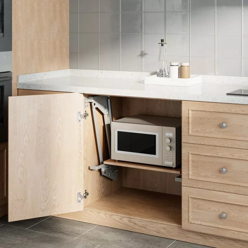 Virtuvės spintelės kėlimo mechanizmas MACLEAN MC-497, pakeliamas fasadui