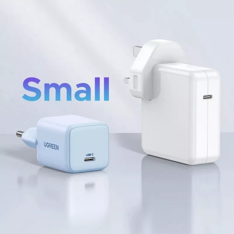 UGREEN X512 20W GAN 1X USB-C maitinimo adapteris - mėlynas