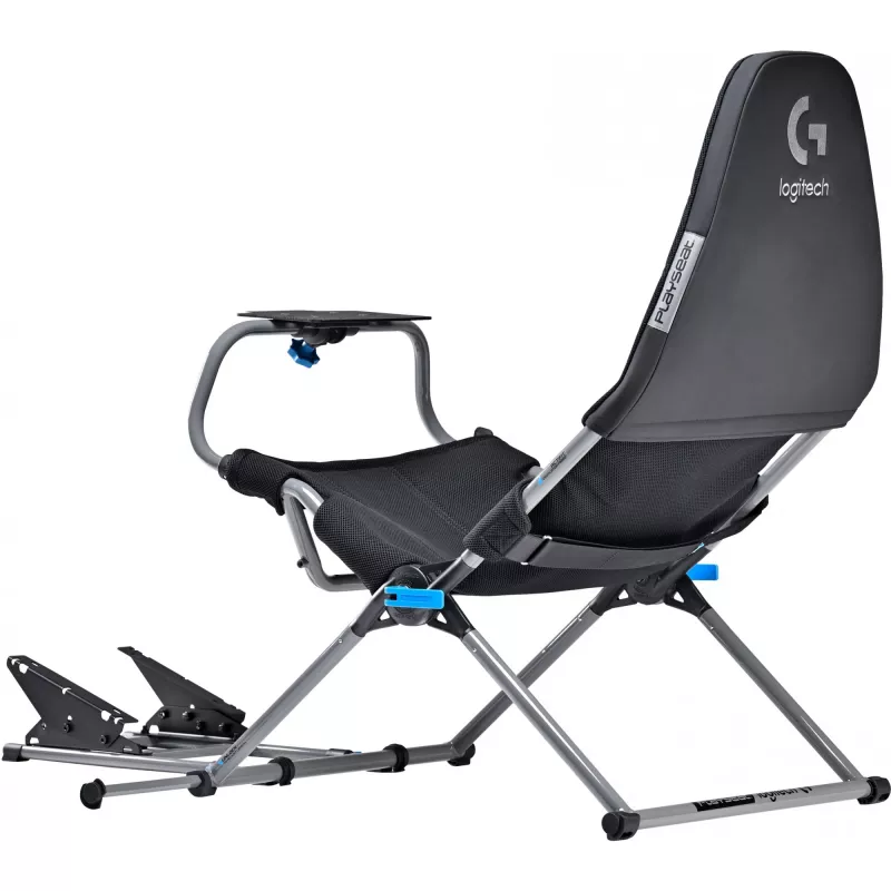 Žaidimų kėdė Playseat Challenge X - Logitech G Edition, juoda, pilka