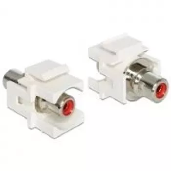 Keystone modulis DeLOCK 86305 raudona RCA jungtis