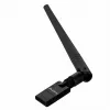 USB Wi-Fi adapteris LANBERG NC-0300-WIE, USB 2.0, dvi išorinės antenos 5 dBi, WLAN 300 Mbps, Ethernet/WLAN, juodas