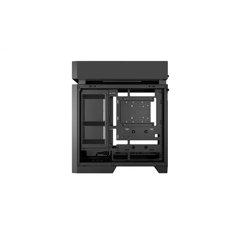 PC korpusas DeepCool CL660 Black — ATX/Micro-ATX/Mini-ITX, grūdintas stiklas, 2x3,5 colio + 1x2,5 colio, priekyje 140 mm, viršuje/gale 120-140 mm